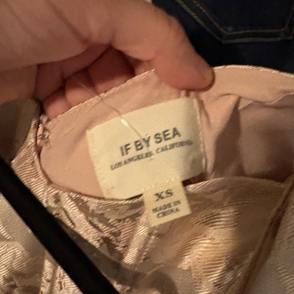 Anthropologie if by sea (v Chapman style) maxi event dress pink fit& flare XS - Picture 9 of 11